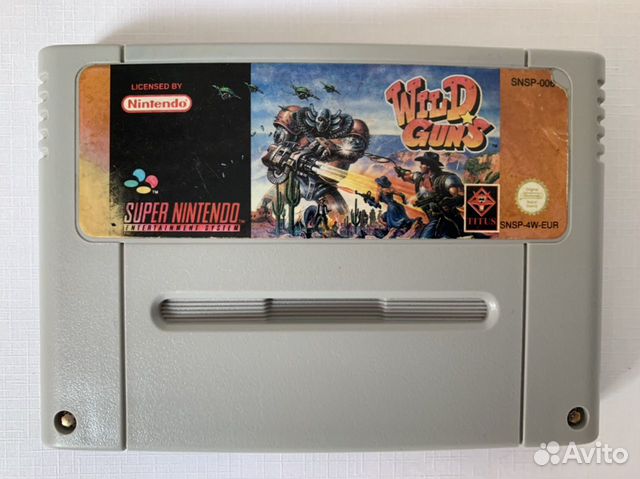 Игра для Супер Нинтендо pal, Wild Guns Игра для Супер Нинтендо pal, Wild Guns