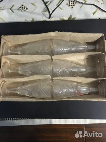 Рюмки хрустальные 6 шт