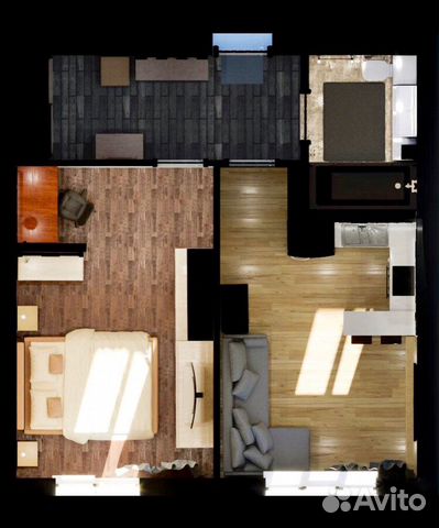 2-к квартира, 46 м², 11/12 эт. 2-к квартира, 46 м², 11/12 эт.