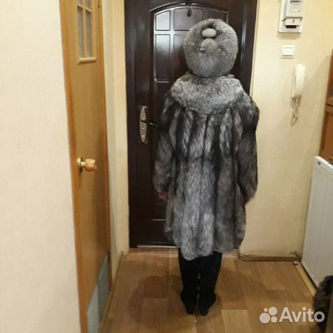 Шуба чернобурка р48 Шуба чернобурка р48