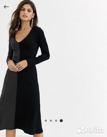 Платье ASOS Design 50 размер чёрное Платье ASOS Design 50 размер чёрное
