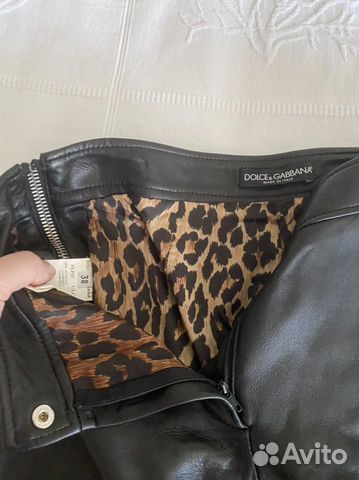 Кожаные женские брюки Dolce & Gabbana Кожаные женские брюки Dolce & Gabbana