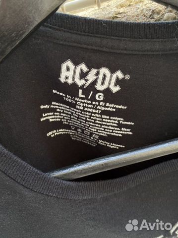 AC/DC раз L официальный мерч AC/DC раз L официальный мерч