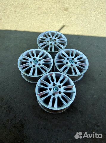 Диски бу литые R15 C на Skoda