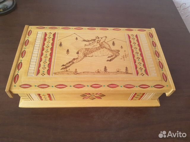 Шкатулка деревянная СССР