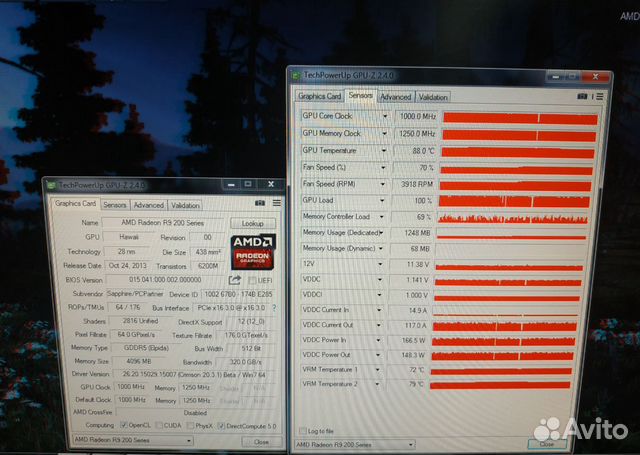 Видеокарта AMD Radeon R9 290X 4GB