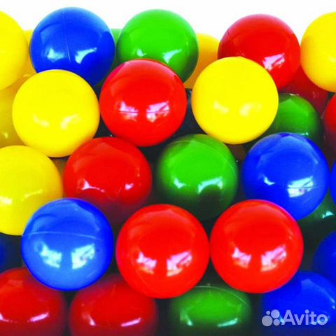Шарики для сухого бассейна,кол-во 100 шт
