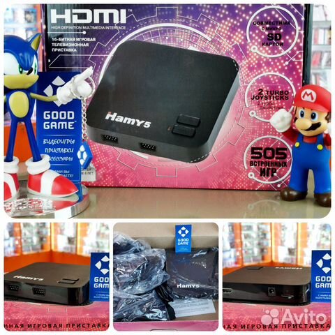 Hamy 5 (Денди + Sega) hdmi + 505 игр