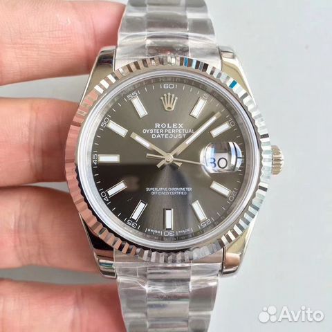rolex datejust 41 gray dial
