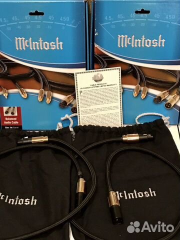 Балансный кабель McIntosh с коннекторами XLR