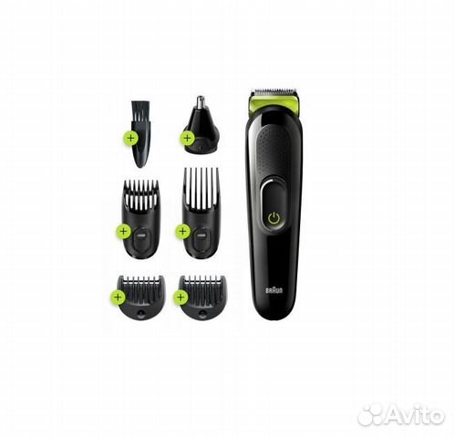 Триммер braun MGK 3221 для бороды, волос на голове