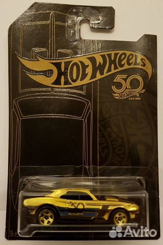 50th anniversary hot wheels black and gold