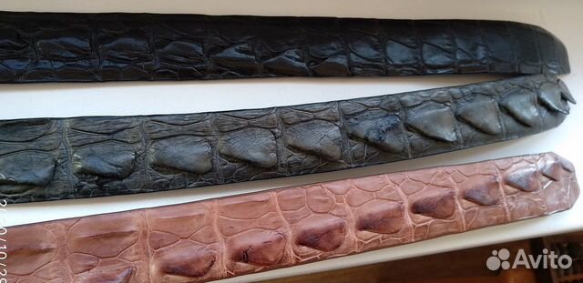 Ремень из кожи крокодила