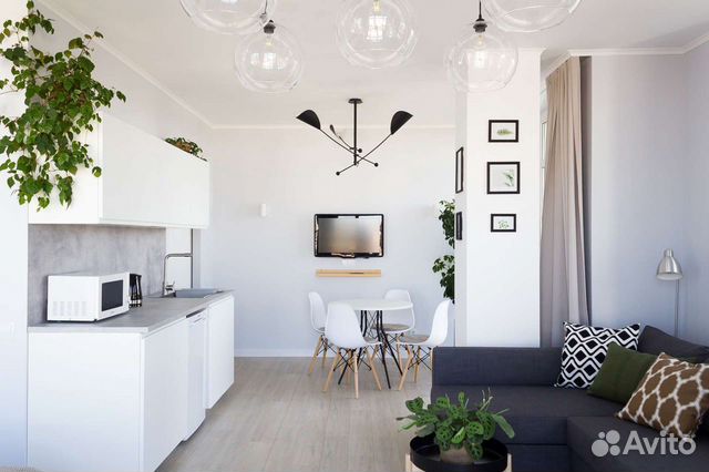 

Квартира-студия, 40 м², 2 кровати