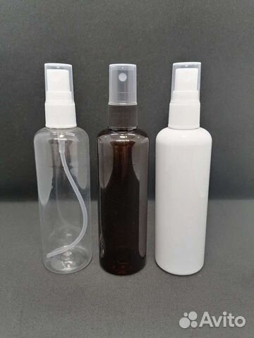 Флакон с кнопочным распылителем (50мл, 100мл)