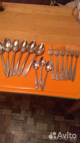 Ложка, вилки нержавейка. сср