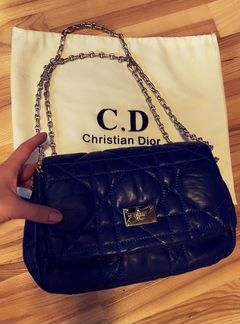Сумка christian dior кожа