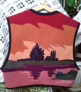 Жилетка из ткани