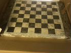 Шахматная доска мрамор. Одна из планок сломана
