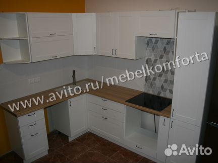 Кухня Лофт Snow Veralinga 1.84/2.55 метра эко шпон