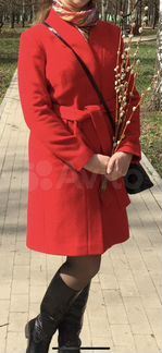 Шерстяное пальто известного бренда Pepen