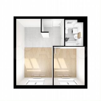 1-к квартира, 37.8 м², 12/24 эт.