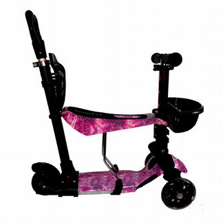 Самокат детский беговел 5в1 Космос версия Люкс