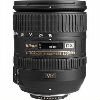 Объектив Nikon nikkor 16-85mm f/3.5-5.6g (новый)
