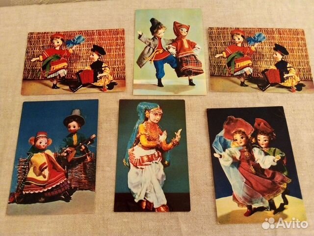 Открытки СССР Русский сувенир 1968 г /одним лотом
