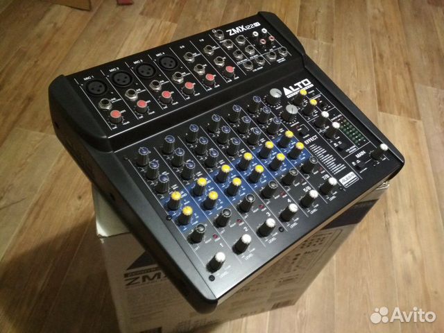 Alto ZMX122FX, Alesis DM5, Yamaha DTX2, Avid MBox2