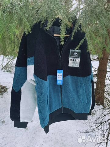 Куртка адидас барашек