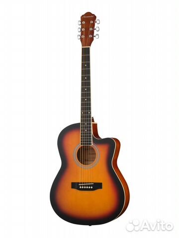 Акустическая гитара, с вырезом Naranda HS-3911-3TS