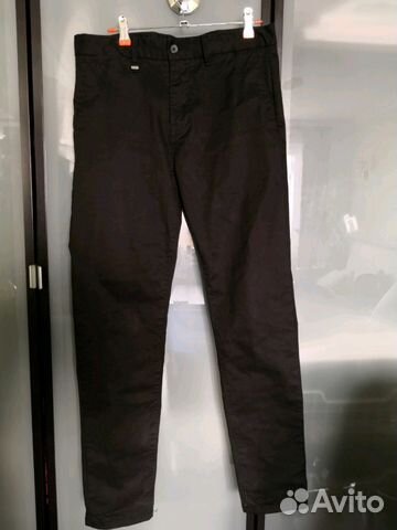 Мужские черные брюки Pull&Bear