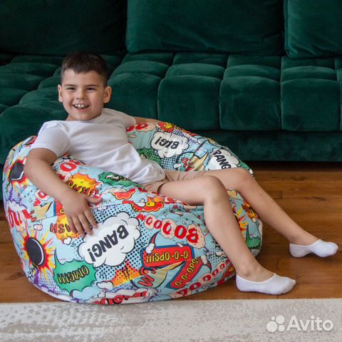 Кресло Облачко для детей (кресло мешок груша)