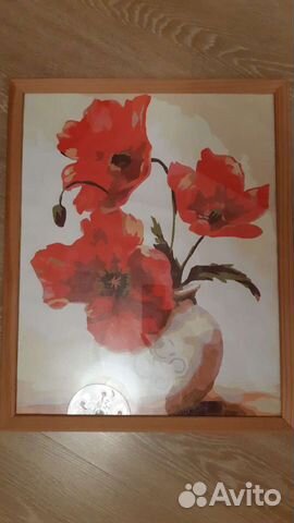 Готовые картины по номерам