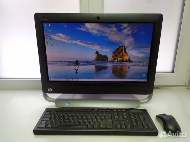 Отличный моноблок HP для работы и дома (сенсорный)