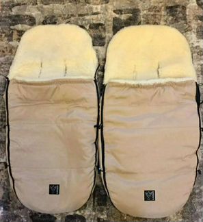 Конверт в коляску kaiser на овчине