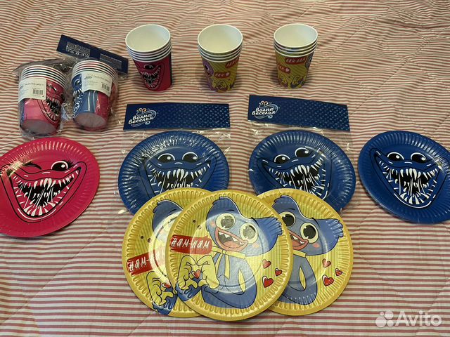 Набор одноразовой посуды детский хаги ваги