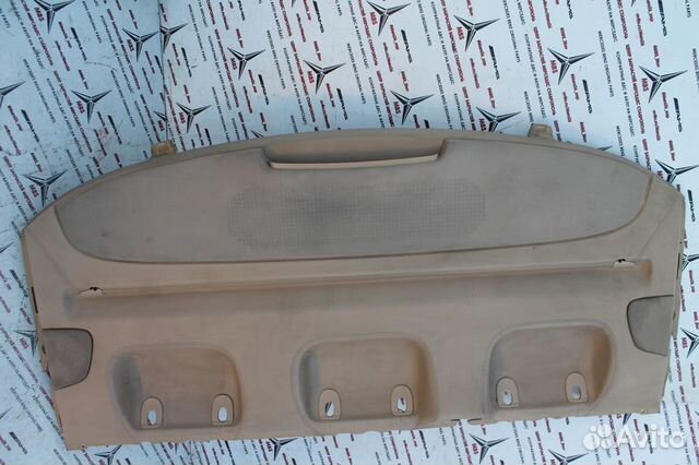 Полка со шторкой беж кожа w220 Mercedes