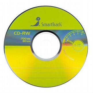 Диски CD-RW SmartBuy 700Mb 4-12x (1 штука)