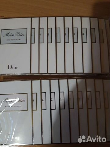Сэмплы парфюмерии Dior