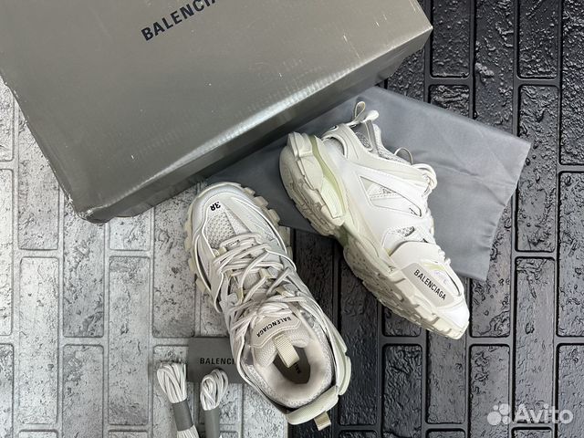 Кроссовки Balenciaga Track белые