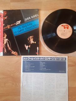 Винил. BEE gees. Japan press