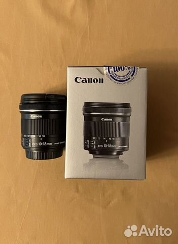 Объектив Canon EF-S 10-18mm f/4.5-5.6 IS STM