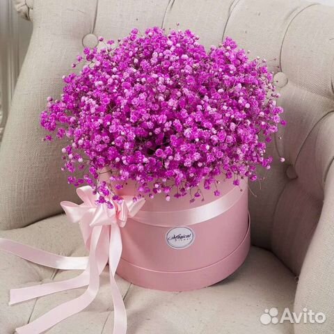 Гипсофила, букет из гипсофил, доставка цветов