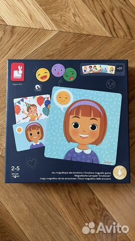 Новая игра Эмоции Janod магнитная