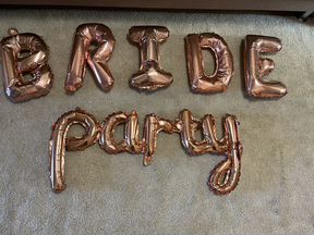 Воздушные шары Bride party