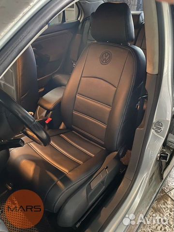 Авточехлы для Volkswagen Jetta из экокожи
