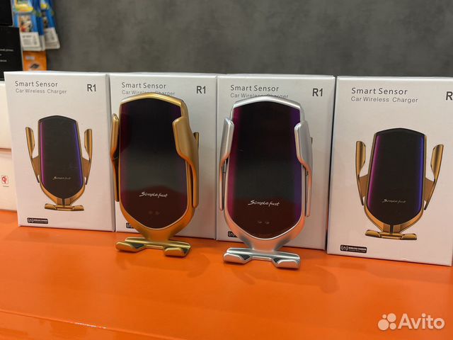 Держатель для телефона с беспроводной зарядкой