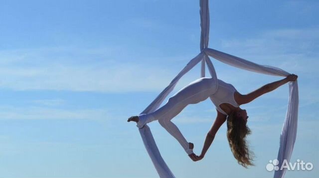 Воздушная гимнастика на полотнах